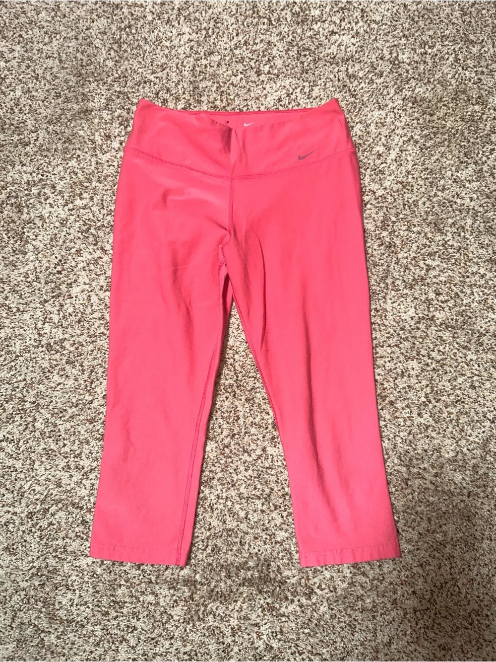 Nike Legend Dri Fit Capri Leggings Pink Cropped Womens Medium